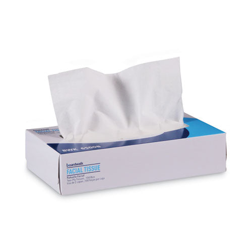 Office Packs Facial Tissue, 2-ply, White, Flat Box, 100 Sheets/box, 30 Boxes/carton