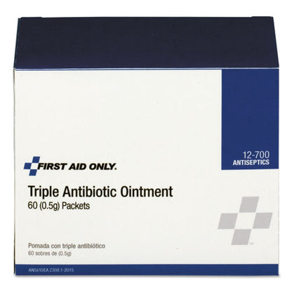 Triple Antibiotic Ointment, 0.5 G Packet, 60/box