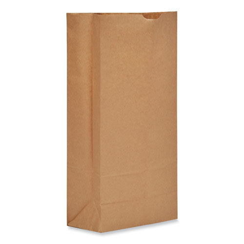 Grocery Paper Bags, 50 Lb Capacity, #25, 8.25" X 5.94" X 16.13", Kraft, 500 Bags