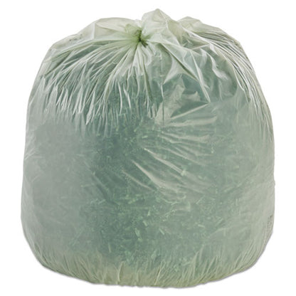 Ecosafe-6400 Bags, 30 Gal, 1.1 Mil, 30" X 39", Green, 48/box