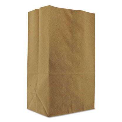 Squat Paper Grocery Bags, 57 Lb Capacity, 1/8 Bbl, 10.13" X 6.75" X 14.38", Kraft, 500 Bags