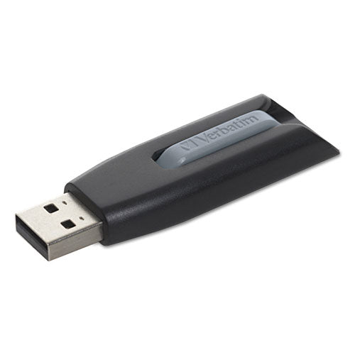 Store 'n' Go V3 Usb 3.0 Drive, 256 Gb, Black/gray