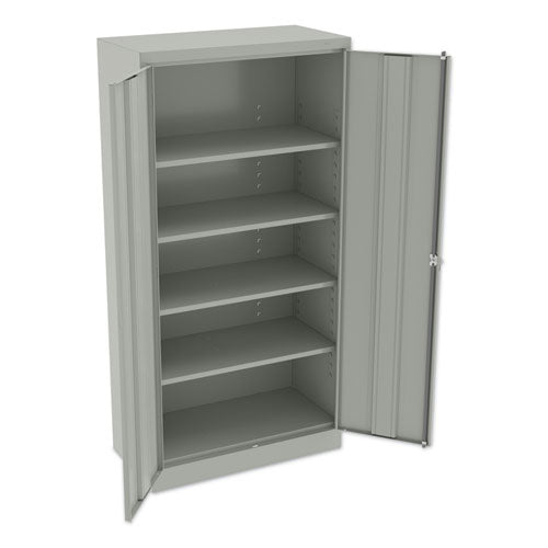 72" High Standard Cabinet (assembled), 36w X 18d X 72h, Light Gray