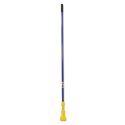 Gripper Fiberglass Mop Handle, 1" Dia X 60", Blue/yellow