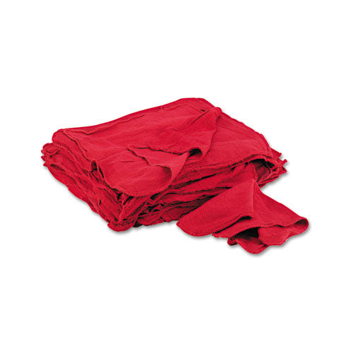 Red Shop Towels, Cloth, 14 X 15, 50/pack