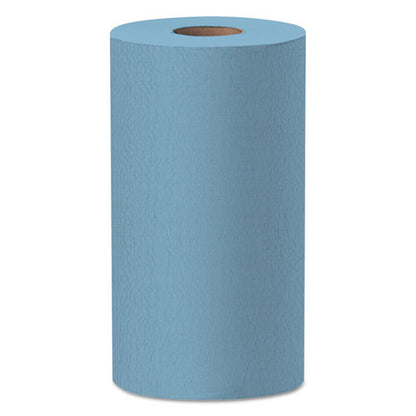 General Clean X60 Cloths, Small Roll, 13.5 X 19.6, Blue, 130/roll, 6 Rolls/carton