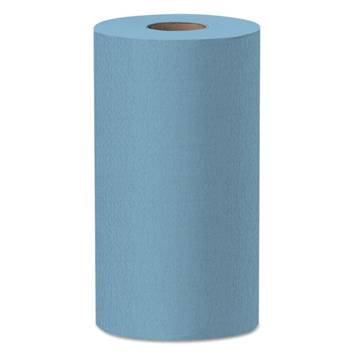 General Clean X60 Cloths, Small Roll, 13.5 X 19.6, Blue, 130/roll, 6 Rolls/carton