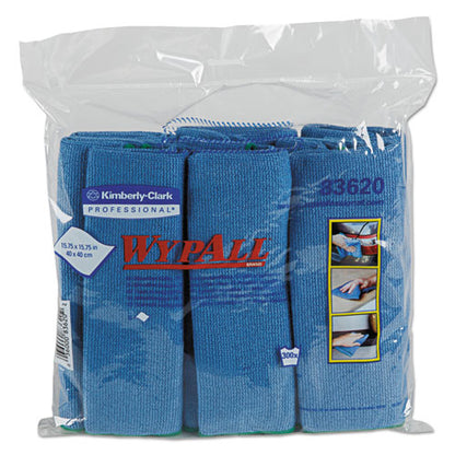 Microfiber Cloths, Reusable, 15.75 X 15.75, Blue, 24/carton