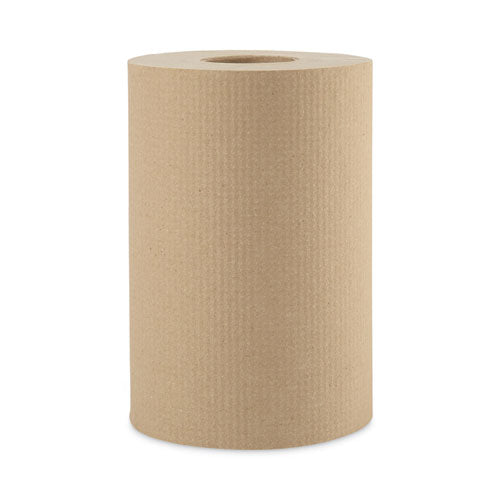 Hardwound Paper Towels, 1-ply, 8" X 350 Ft, Natural, 12 Rolls/carton