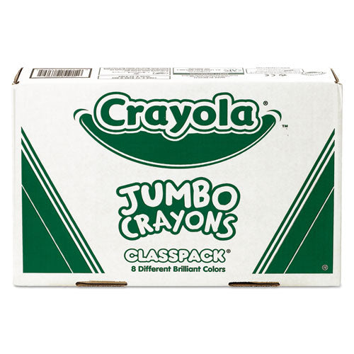 Jumbo Classpack Crayons, 25 Each Of 8 Colors, 200/set