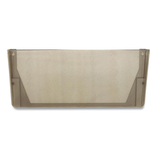 Plastic Wall-file Pocket, One Pocket, Legal/letter Size, 16.19" X 4.13" X 7", Smoke