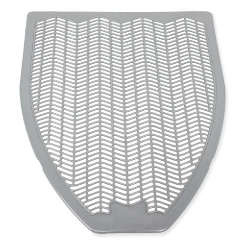 Disposable Urinal Floor Mat, Nonslip, Orchard Zing Scent, 17.5 X 20.38, Gray, 6/carton