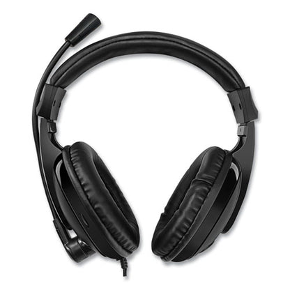 Xtream H5 Binaural Over The Head Multimedia Headset With Mic, Black