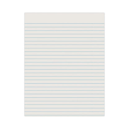 Ruled Newsprint Paper, 3/8" Short Rule, 8.5 X 11, 500/pack