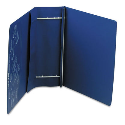 Varicap Expandable Binder, 2 Posts, 6" Capacity, 11 X 8.5, Blue