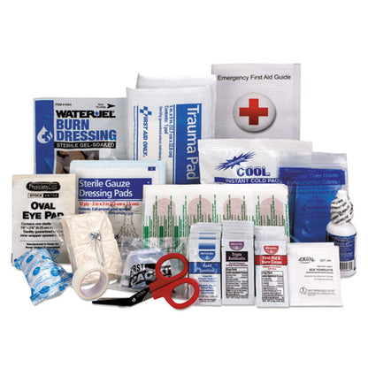 Ansi 2015 Compliant First Aid Kit Refill, Class A, 25 People, 89 Pieces