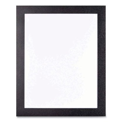 Self Adhesive Sign Holders, 11 X 17 Insert, Clear With Black Border, 2/pack