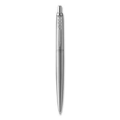 Jotter Xl Retractable Ballpoint Pen, Medium Point, Blue Ink, Stainless Steel Barrel