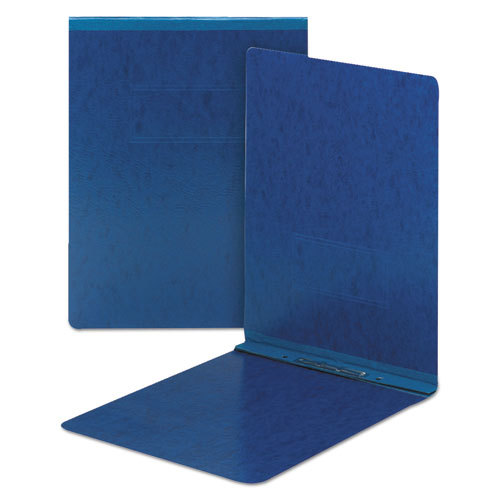 Prong Fastener  Premium Pressboard Report Cover, Two-prong Fastener: 2" Capacity, 8.5 X 11, Dark Blue/dark Blue