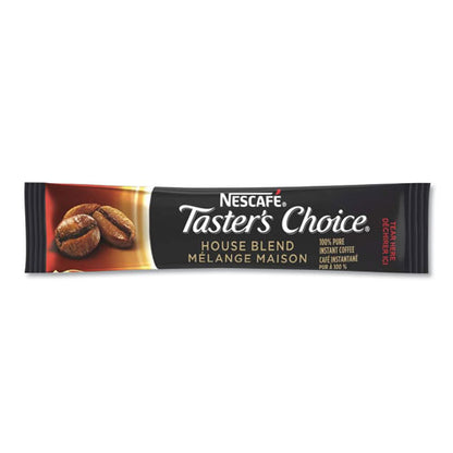 Taster's Choice House Blend Instant Coffee, 0.1oz Stick, 6/box, 12box/carton