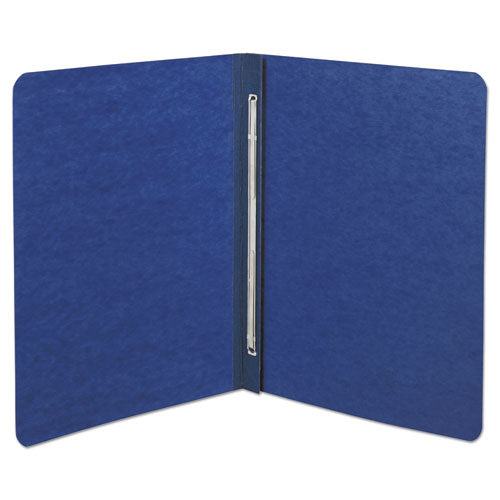 Presstex Report Cover With Tyvek Reinforced Hinge, Side Bound, Two-piece Prong Fastener, 3" Capacity, 8.5 X 11, Dark Blue