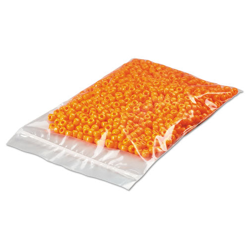 Reclosable Poly Bags, Zipper-style Closure, 2 Mil, 3" X 5", Clear, 1,000/carton