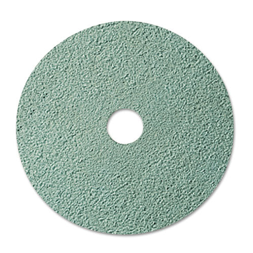 Ultra High-speed Floor Burnishing Pads 3100, 20" Diameter, Aqua, 5/carton