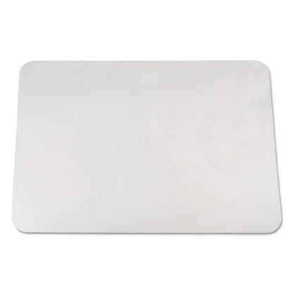 Krystalview Desk Pad With Antimicrobial Protection, Glossy Finish, 24 X 19, Clear