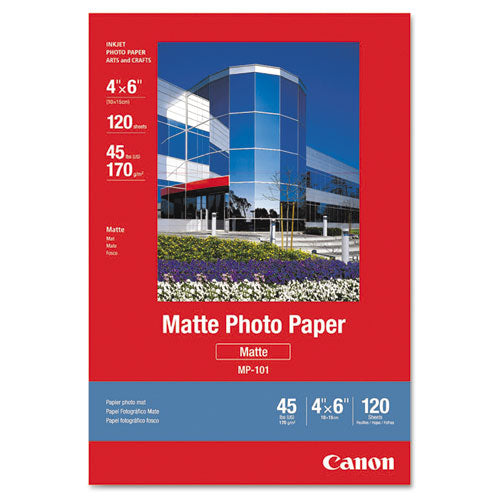 Matte Photo Paper, 4 X 6, Matte White, 120/pack