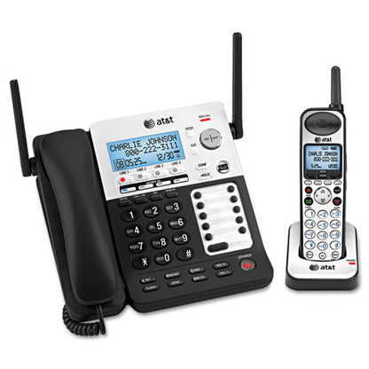 Sb67138 Dect 6.0 Phone/answering System, 4 Line, 1 Corded/1 Cordless Handset