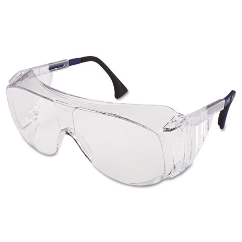 Ultraspec 2001 Otg Safety Eyewear, Clear/black Frame, Clear Lens