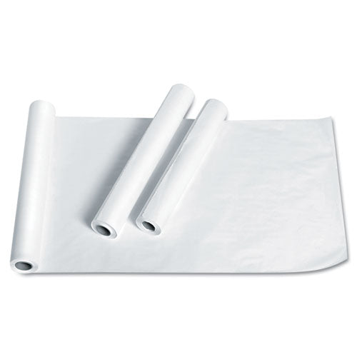 Exam Table Paper, Deluxe Crepe, 21" X 125 Ft, White, 12 Rolls/carton