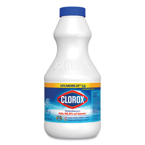 Regular Bleach With Cloromax Technology, 24 Oz Bottle, 12/carton