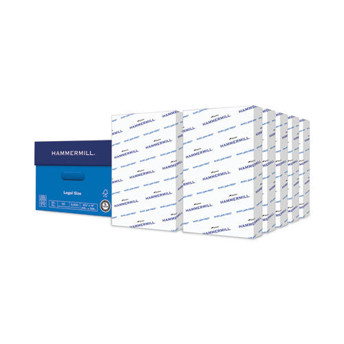 Copy Plus Print Paper, 92 Bright, 20 Lb Bond Weight, 8.5 X 14, White, 500 Sheets/ream, 10 Reams/carton