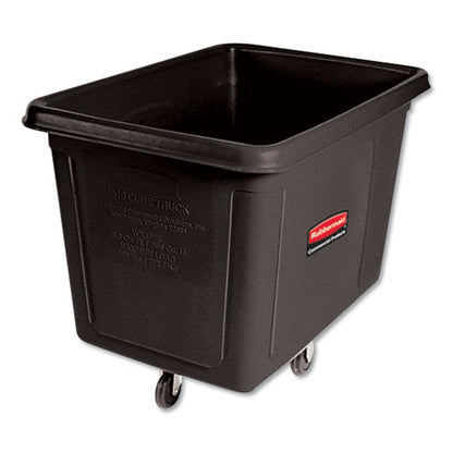 Cube Truck, 149 Gal, 600 Lb Capacity, Plastic, Black