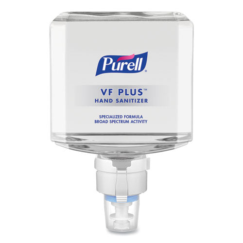 Vf Plus Hand Sanitizer Gel, 1,200 Ml Refill Bottle, Fragrance-free, For Es8 Dispensers, 2/carton