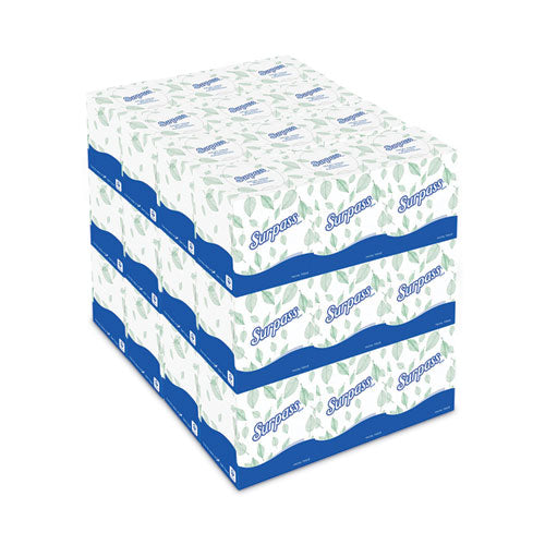 Facial Tissue For Business, 2-ply, White, Pop-up Box, 90/box, 36 Boxes/carton