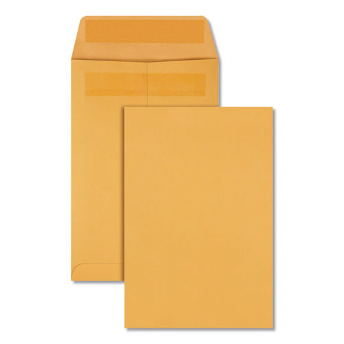 Redi-seal Catalog Envelope, #1 3/4, Cheese Blade Flap, Redi-seal Adhesive Closure, 6.5 X 9.5, Brown Kraft, 100/box