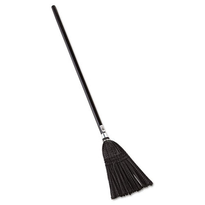 Lobby Pro Synthetic-fill Broom, Synthetic Bristles, 37.5" Overall Length, Black