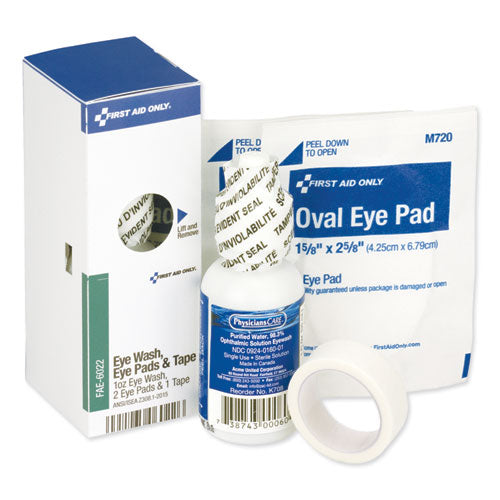 Smartcompliance Eyewash Set With Eyepads And Adhesive Tape, 4 Pieces