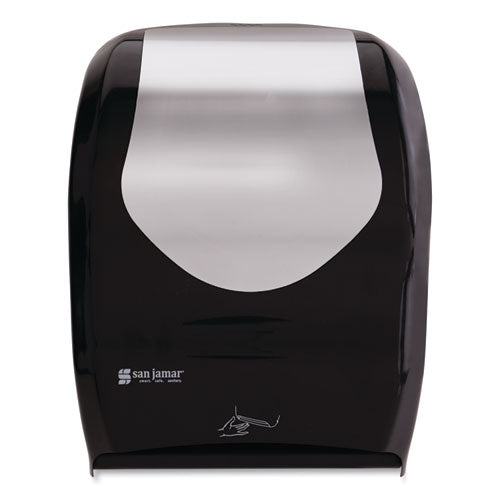 Smart System With Iq Sensor Towel Dispenser, 16.5 X 9.75 X 12, Black/silver