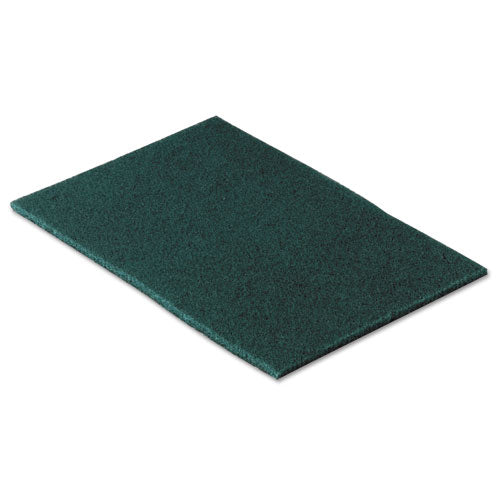 Commercial Scouring Pad 96, 6 X 9, Green, 10/pack