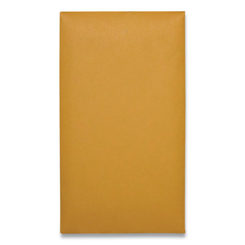 Kraft Coin And Small Parts Envelope, #6, Square Flap, Clasp/gummed Closure, 3.38 X 6, Brown Kraft, 100/box