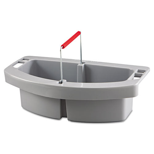 Maid Caddy, Two Compartments, 16 X 9 X 5, Gray