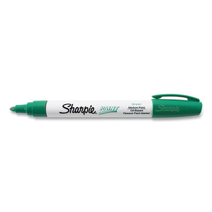 Permanent Paint Marker, Medium Bullet Tip, Green