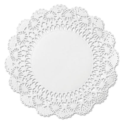 Cambridge Lace Doilies, Round, 12", White, 1,000/carton