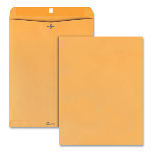 Clasp Envelope, 32 Lb Bond Weight Kraft, #15 1/2, Square Flap, Clasp/gummed Closure, 12 X 15.5, Brown Kraft, 100/box