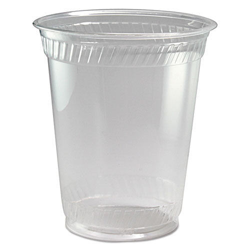 Kal-clear Pet Cold Drink Cups, 12 Oz To 14 Oz, Clear, Squat, 50/sleeve, 20 Sleeves/carton