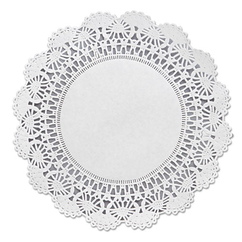 Cambridge Lace Doilies, Round, 8", White, 1,000/carton