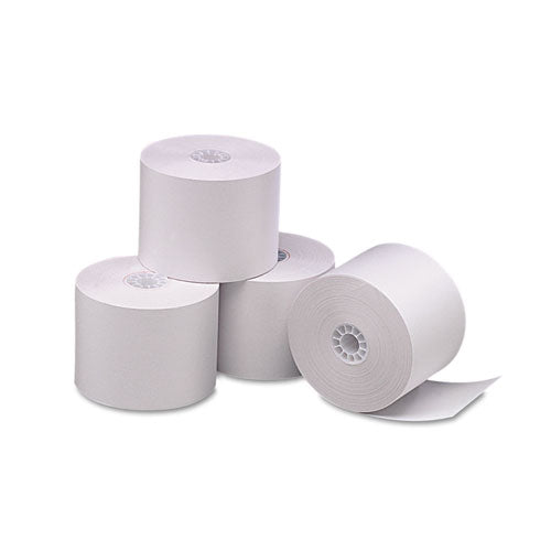 Direct Thermal Printing Thermal Paper Rolls, 2.25" X 165 Ft, White, 6/pack